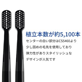 クラプロックス 歯ブラシ ブラックisホワイト（黒×黒）2本セット+歯ブラシスタンド（黒×白）