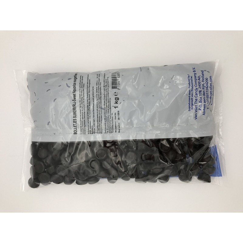 deBron Sugarfree Zoete Bolletjes, Sweet Licorice Drops, 2.2lb Value Bag