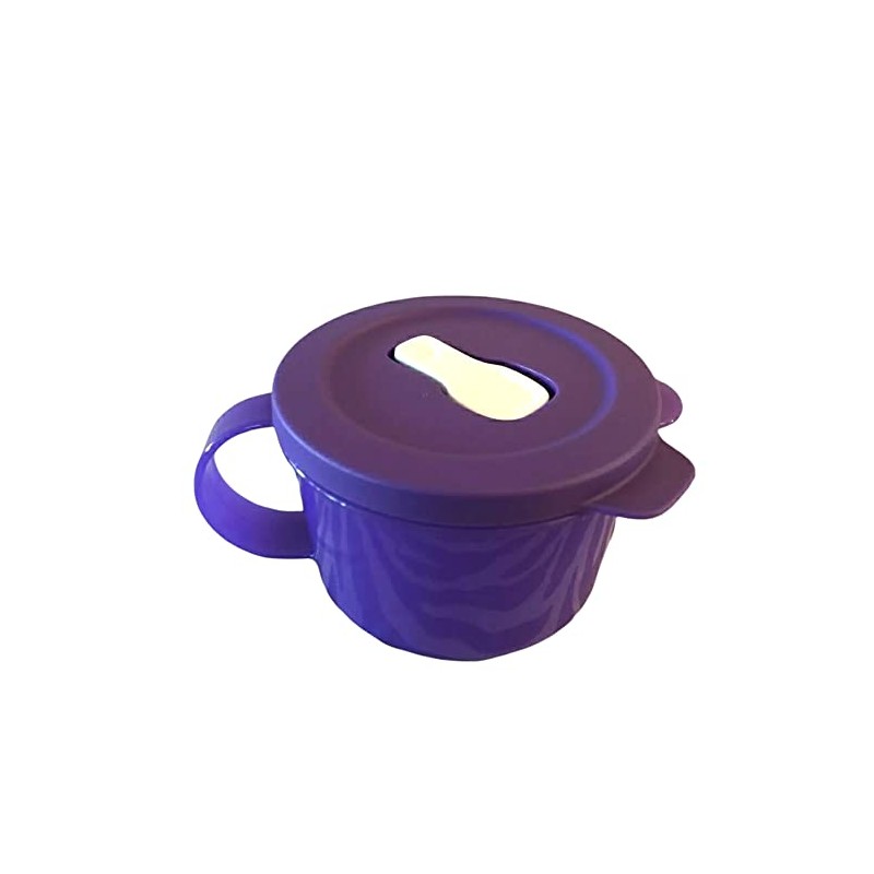 Tupperware Crystalwave Microwave Soup Mug 16 Oz Lavender Purple