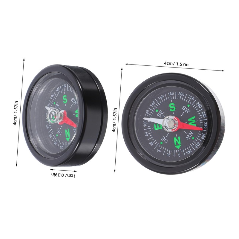 BIUDECO All-Purpose Hiking Compass Bicycle Mountable for Safe Navigation Rides