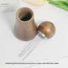 Coffee Stirrer Tool Wood Handle Stainless Steel Needle Easy to