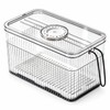Refrigerator Storage Box for Food Organization – Clear Stackable Container