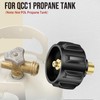 2PCS QCC1 Propane Tank Adapter Gas Fitting to 1/4 Inch