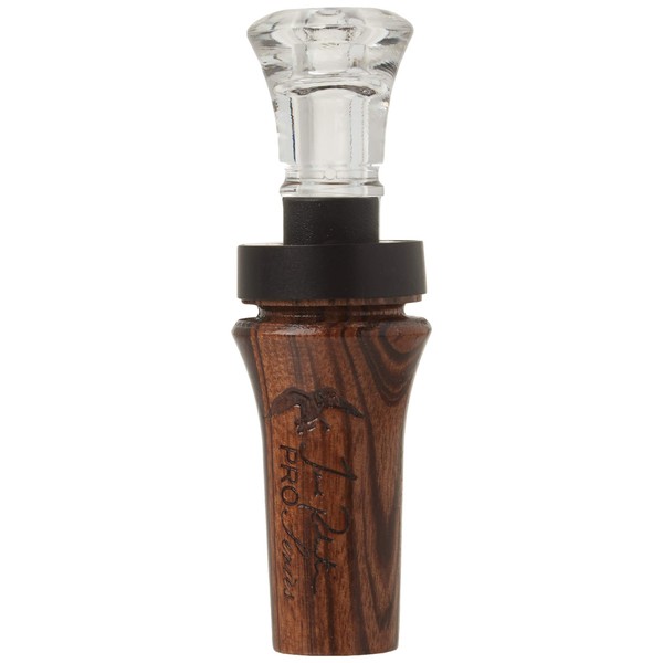 Duck Commander Jase Robertson Pro Series Duck Call, Tiger Wood- Double Reed Makes Piercing High To Raspy Low Tones, Duck Hunting Realistic Sound Mouth Call, Duck Dynasty
