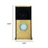 Art Deco Video Doorbell Cover (Compatible with Ring 3, 3