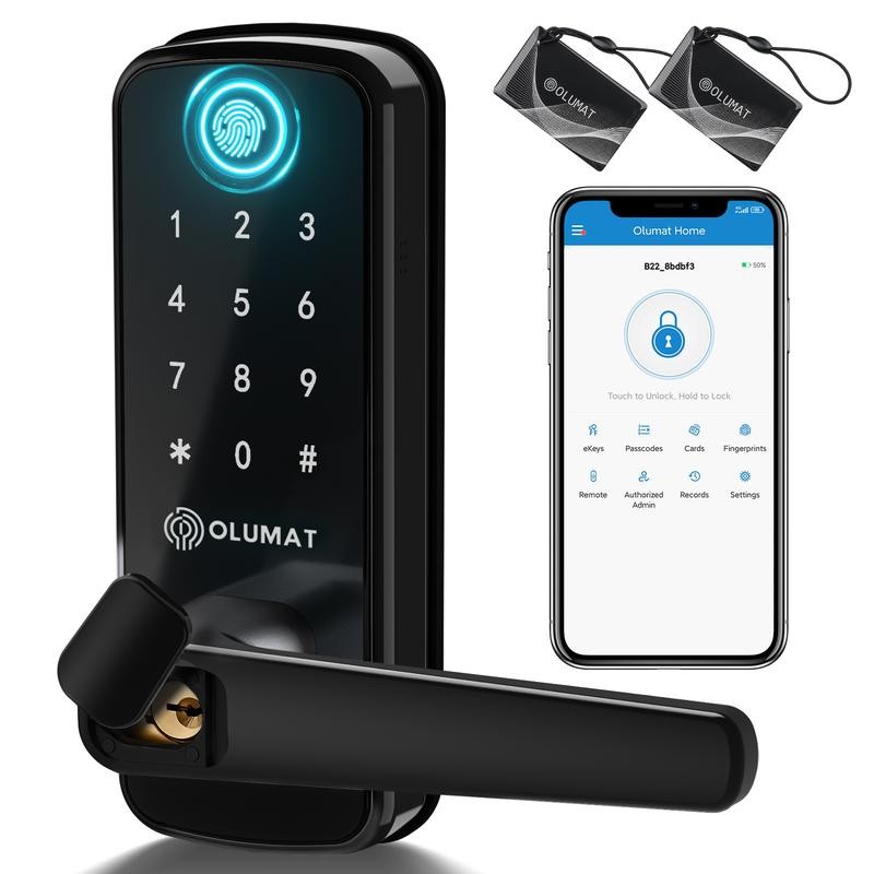 Smart Door Lock, Keyless Entry Door Lock Fingerprint Door Lock
