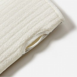 JAJU Ocean Double-Sided Exfoliating Gloves, White White_FRFR / 자주 JAJU 오션 양면 각질 제거 장갑, 화이트화이트_FRFR