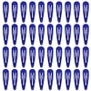 40 Counts Colorful Metal Snap Hair Clips 2 Inch Barrettes