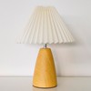 Table Lamp Pleated 3 Color Remote Control Dimmable Bedroom Bedside