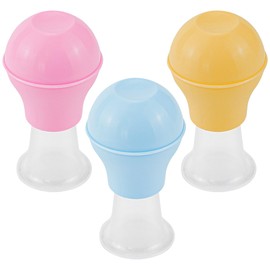 Nipple Corrector, Nipple Sucker Silicone Nipple Enlarger Sucker Corrector for Inverted Flat Nipples Aspirator Puller Health Care, 3Colors