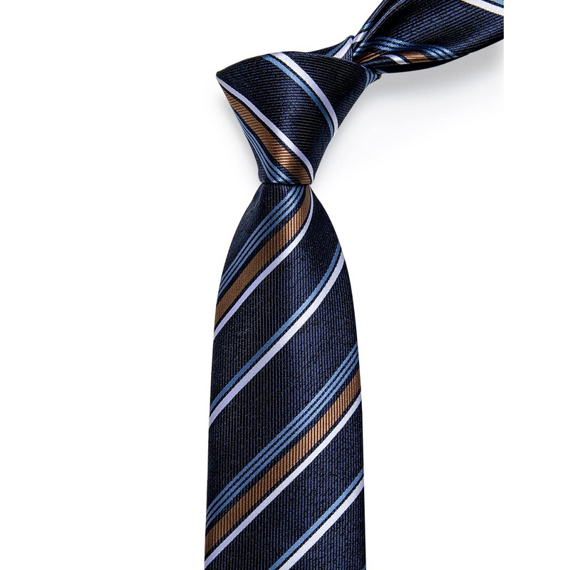 YourTies - Corbatas a rayas para hombre, corbata de seda