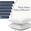 Delara Throw Pillow Inserts 28x28 Set of 2 - Organic