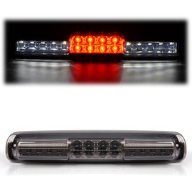 G-PLUS LED Third 3rd Brake Light Compatible with Chevy Silverado/GMC Sierra 1500 2500 3500 1999-2007 Rear Stop Tail Cargo Light(Chrome Housing Smoky Lens)