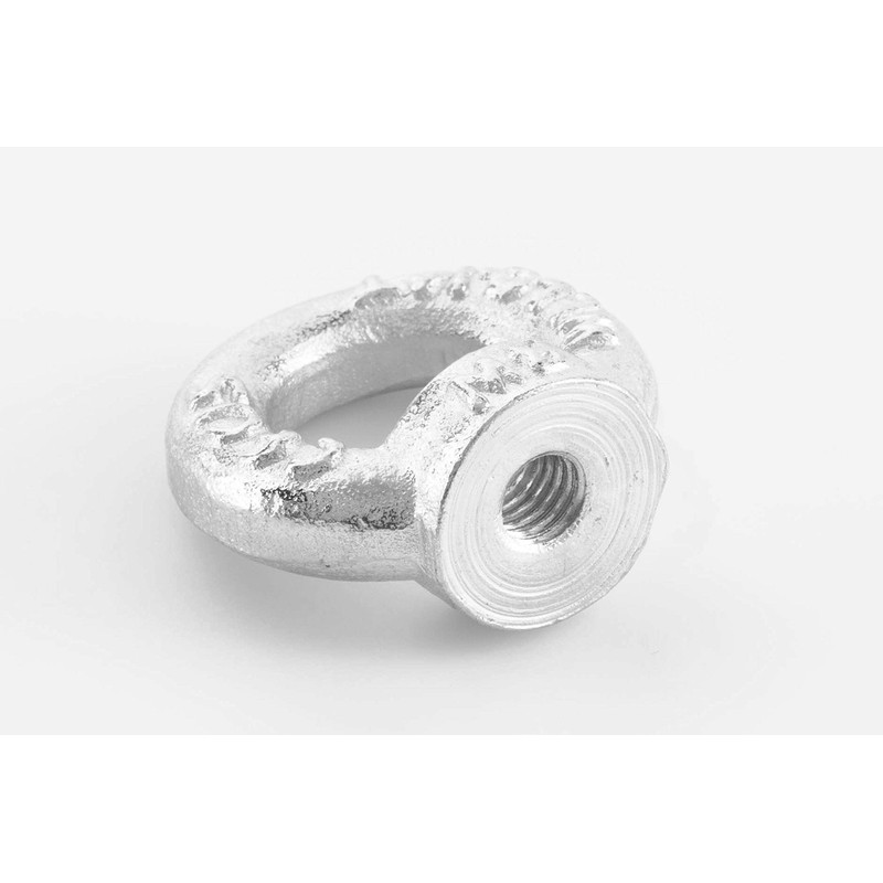 Ring nut/eyelet nut, M8, DIN 582, galvanised steel, pack of