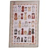 Dogs Arrived Linen Tea Towel