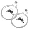 Operitacx 6 Sets Laptop Locking Cable Keyed Security Lock for