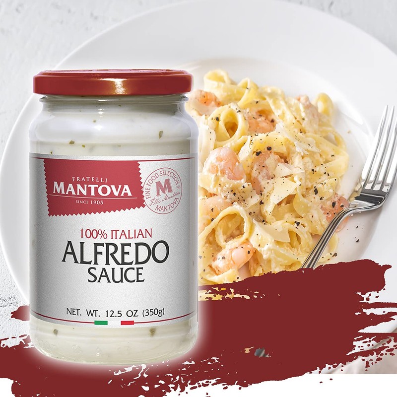 Roasted Garlic Alfredo Sauce, Premium Italian Quality made with italian