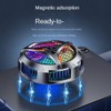 Gokelomg X42 Tablet Cooler RGB Lighting 10 cm Magnetic Semiconductor