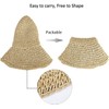 Women Straw Hat Wide Brim Beach Sun Cap Foldable Large