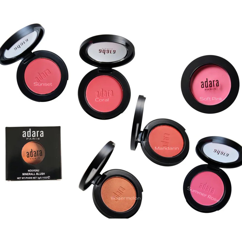Rubor Mineral Adara Rubor Individual Tono Del Maquillaje 28 Sweet