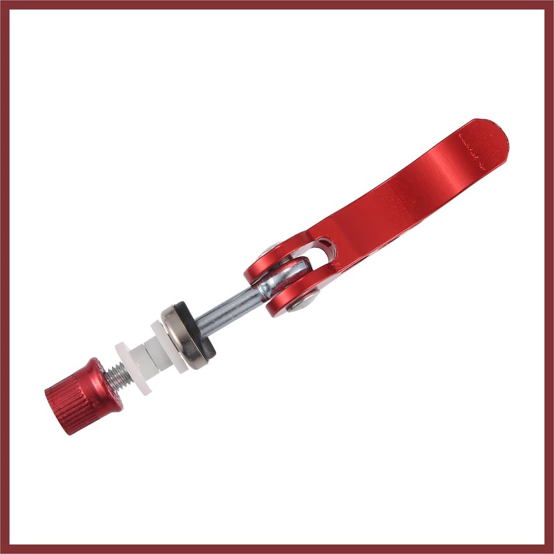 HEROFFIX 2pcs 6mm Aluminium Alloy Bicycle Seat Post Quick Release