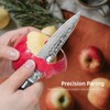 FINDKING 5 Inch Damascus Paring Knife, Multifunctional Small Kitchen Utility
