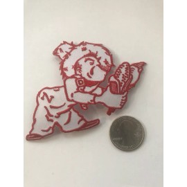 University of Nebraska Cornhuskers Vintage Embroidered Iron On Patch 3.5” X 2.5”