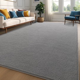 Zedrew Grey Area Rugs for Bedroom Living Room, 5x7 Feet Indoor Memory Foam Rug, Modern Washable Rugs for Kids Boys Girls Room, Dorm Bedside Shag Carpets for Home Decor