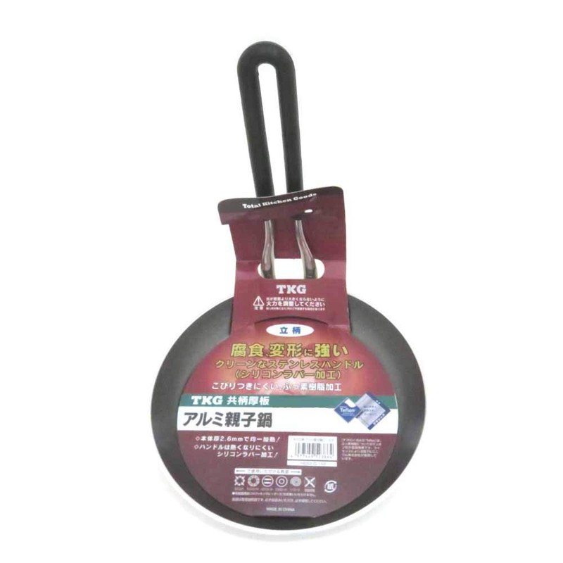 TKG (teikeizii) both pattern plank aluminum Teflon pan both parents