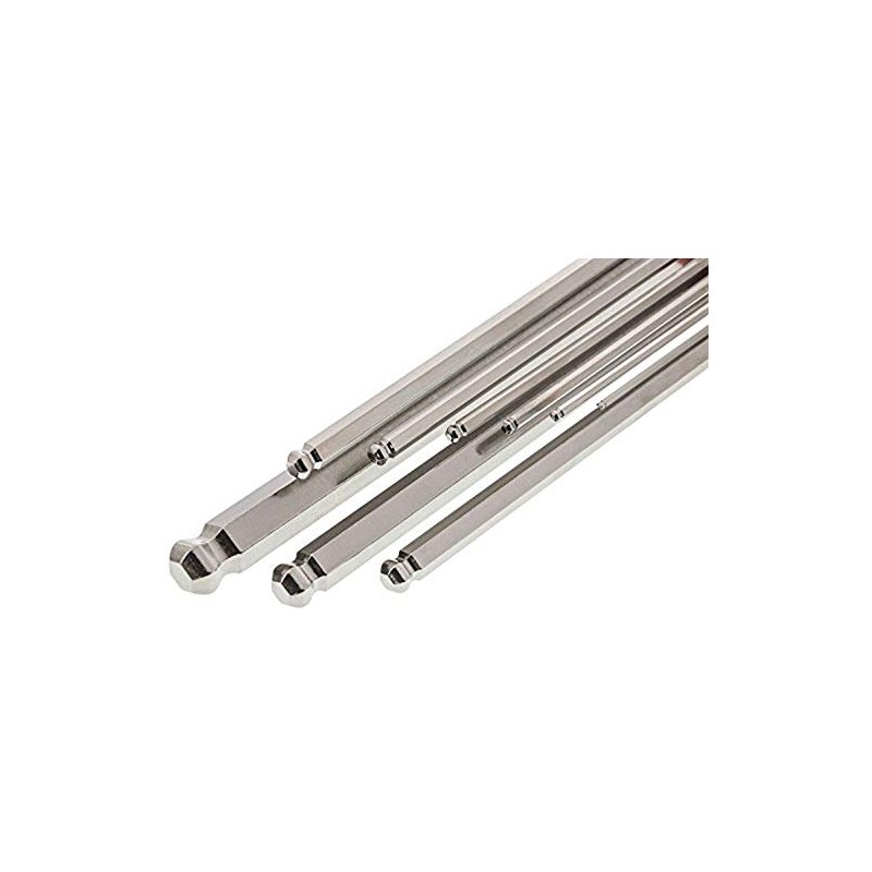 Bondhus 77099 Stubby Double Ball End L-Wrench Set with BriteGuard