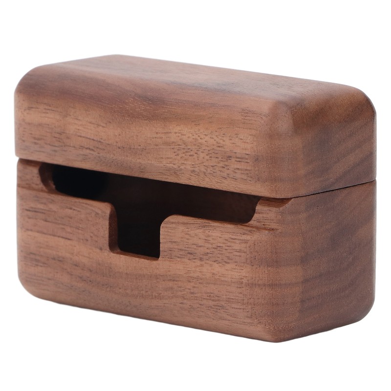 Case for WF 1000XM5 Walnut Wood Handcrafted Fall and Bump
