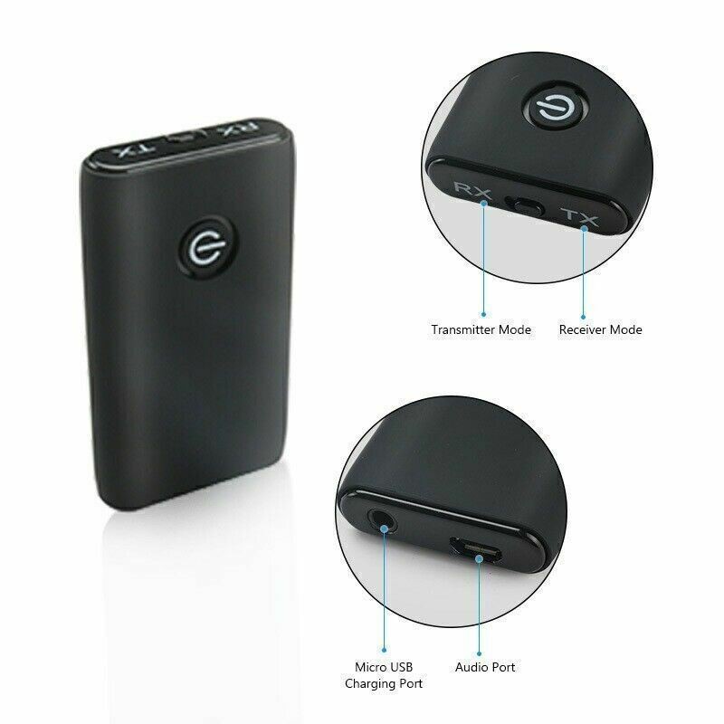 Universal 2in1 Bluetooth 5.0 Transmitter Receiver Wireless Audio 3.5mm Jack