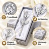 Crystal Glass Rose for Romantic Gifting – Elegant Artificial Flower