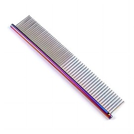 Pet Comb Stainless Steel Dog Comb Cat and Dog Metal Comb Pet Detangling Grooming Tool for Small Large Medium Animals Cats 2pc