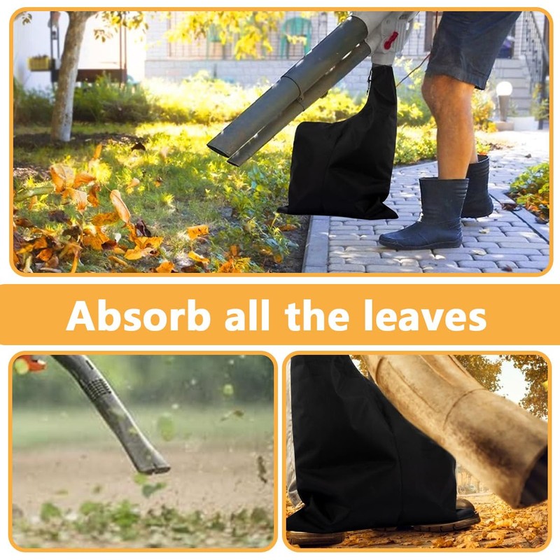 KEQAR Collection Bag for Leaf Blower and Leaf Vacuum, Adjustable
