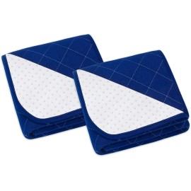 Unbranded Washable Bed Pads for Incontinence 34"x36" 2 Pack Non Slip Hospital Underpads