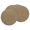 sourcing map 4 Pcs Placemats, 13.7 Inch PVC Placemats Round