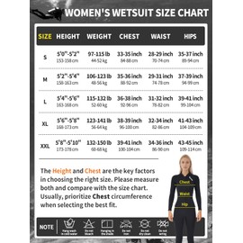 Owntop Women's Wetsuit Jacket - 2 mm Wetsuit Top Long Sleeve, Front Zip for Diving, Surfing, Snorkelling, Swimming, Women, Black, S