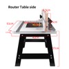 Router Table with Stand and Adjustable Fence,Benchtop Router Table for