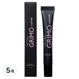 Tatoo Grimo Skin Again Hair Scalp Dyeing Coloring Essence 20ml, 5 ea, black / 타투그리모 스킨어게인 헤어 두피물들임 컬러링 에센스 20ml, 5개, 흑색