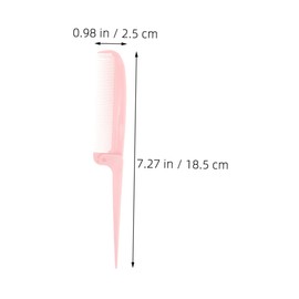 TOVINANNA 3pcs Foldable Rat Tail Combs for Hair Styling Fine Tooth Parting Tool for Women Girls Portable Barber Essential for Hair Types Convenient Design for Daily Use Travel