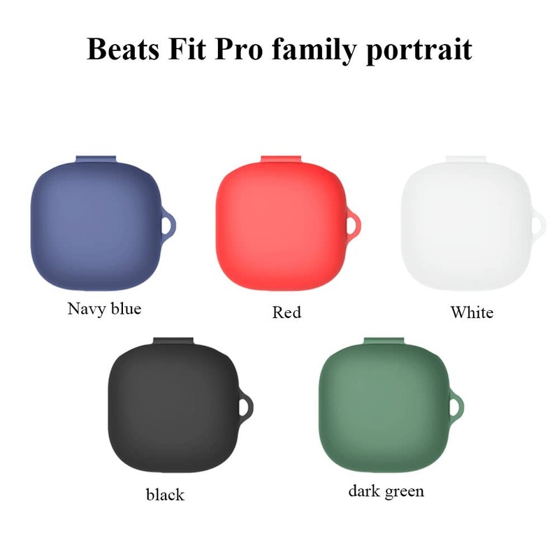 QWYJ for Beats Fit Pro Funda Protectora de Silicona Case,