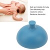 Blue Silicone Palm Chest Percussion Cup Pressure Drum Massage Chest