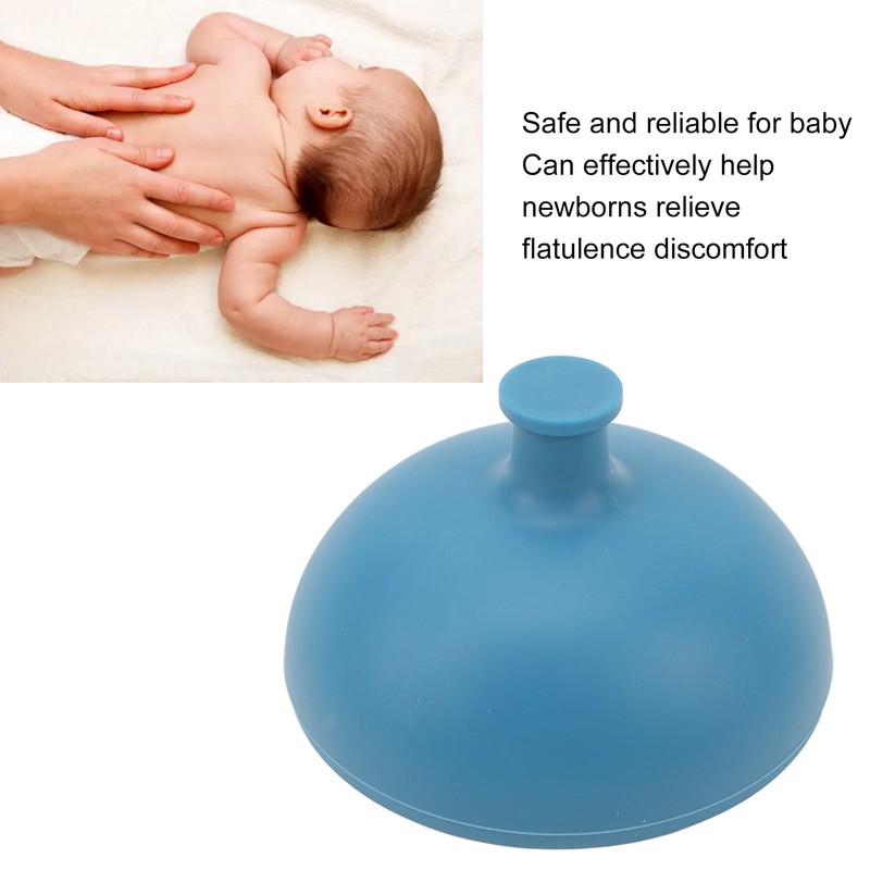 Blue Silicone Palm Chest Percussion Cup Pressure Drum Massage Chest
