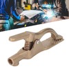 Welding Ground Clamp 35mm Opening Brass Good Conductivity Oxidation Resistance