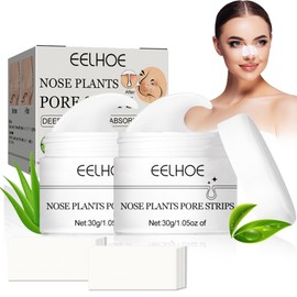 Nose Plant Pore Strips Blackhead Remover Lanbenaa Nose Plants Pore Strips Mitesserentferner Maske, Anti Mitesser Nasenmaske Mit 120 Blatt Papierstreifen, Tiefenreinigende Schönheit Haut Gesichtspflege