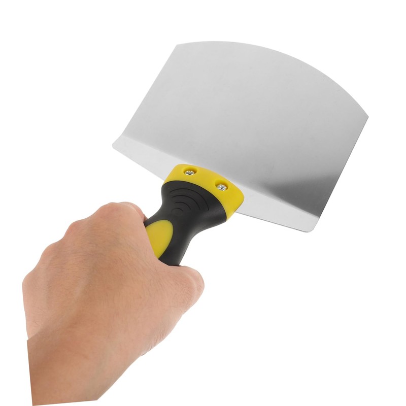 Gadpiparty Drywall Tool Stainless Steel Curved Scraper for Smoothing Plaster