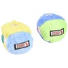 Kong Dog Toy, Dot & Daisy Plush Balls, Pack of