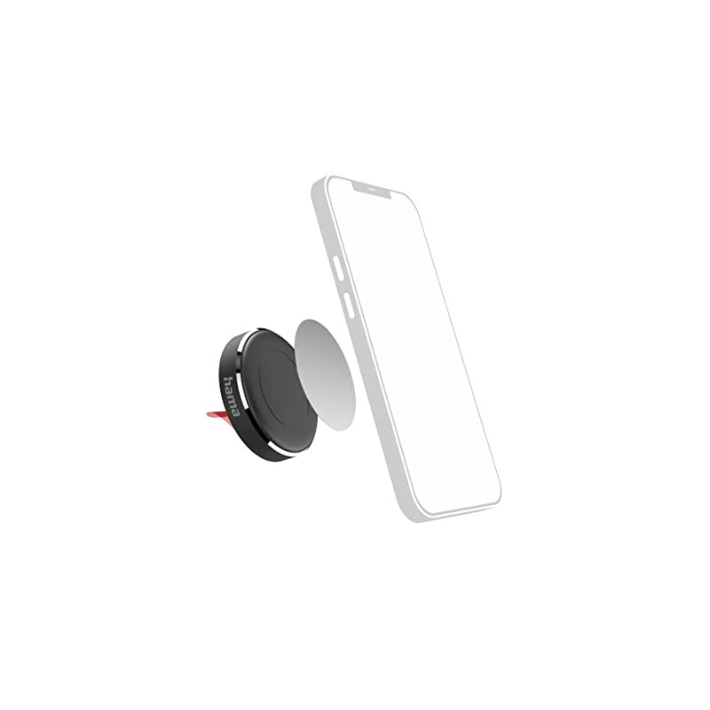 Hama Magnet Armaturenbrett Handy-Kfz-Halterung Magnetbefestigung, 360° drehbar