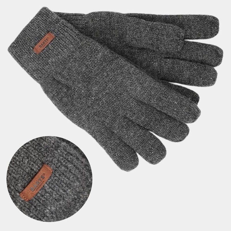 Barts Men's Haakon Gloves (Haakon Glove) - Grey (Charcoal 0021)